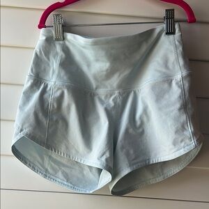 Lululemon Speed Up lined Shorts Ice Blue 2.5” inseam size 0